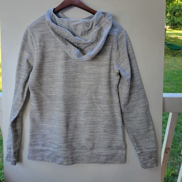 Carhartt Norwalk Hoodie Womens Medium Gray Sweatshirt Pullover Slightly Fitted - Picture 7 of 8